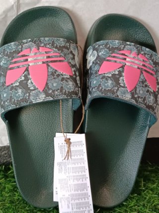 Chanclas Adidas Talla 38 Flores Rosas