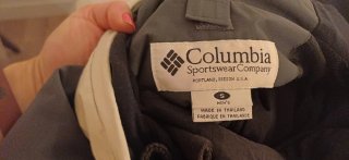 Cazadora  Columbia Beige y Negra