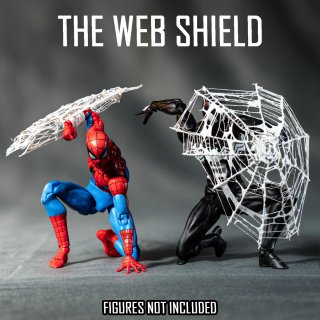 1/12 Custom Webs Bianche per ogni Spider-Man Fig.
