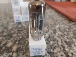 Valvola Telefunken EABC80 Nuova Testata