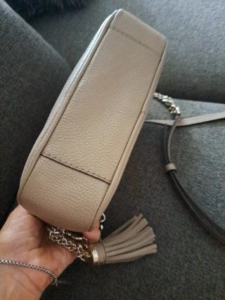 Borsetta Michael Kors vera pelle beige