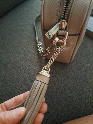 Borsetta Michael Kors vera pelle beige
