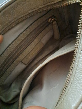 Borsetta Michael Kors vera pelle beige