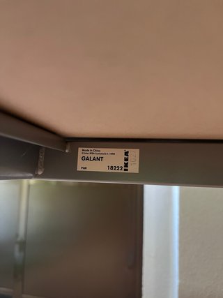 Mesa escritorio IKEA Galant 160x80 negro