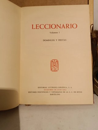 Libro lectura liturgias