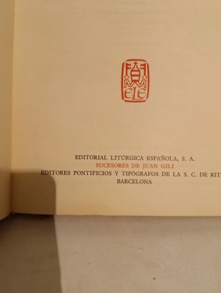 Libro lectura liturgias