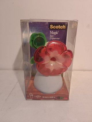 Portarrollos Scotch Flor Rojo/Verde