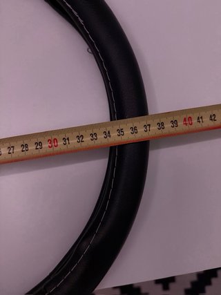 Funda para volante de coche negra