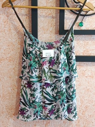 Blusa tirantes Bomaca floral Talla L