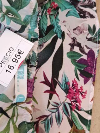 Blusa tirantes Bomaca floral Talla L