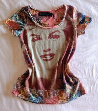 Camiseta Desigual Marilyn Monroe Talla M