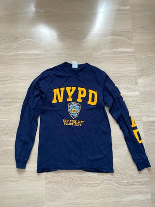 Camiseta NYPD Manga Larga Talla S