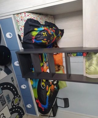 Cama tren infantil
