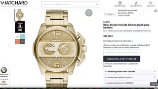 Reloj Diesel DZ4377 Dorado
