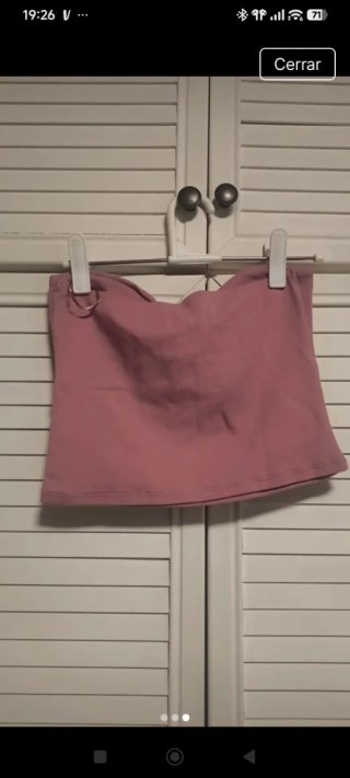 Top nudo Mango talla L