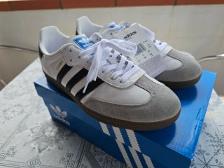 Adidas Samba OG 46 Bianco Nero
