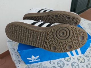 Adidas Samba OG 46 Bianco Nero