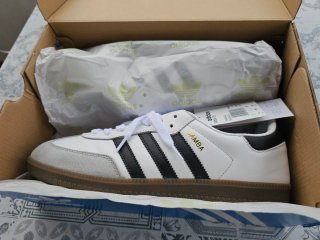 Adidas Samba OG 46 Bianco Nero