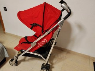 Sillita de paseo roja Pluto