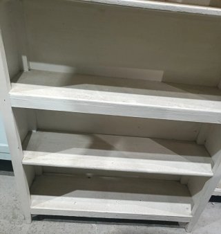 Estantería librería madera Blanca Alta 248cm
