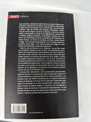 Libro Gomorra Roberto Saviano