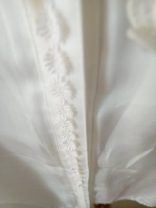 Blusa M.Cosmo Queen Talla XL Encaje Blanco