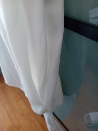 Blusa M.Cosmo Queen Talla XL Encaje Blanco