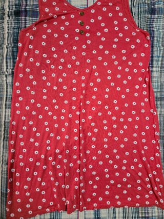 Vestido Verano Flores Talla M/L