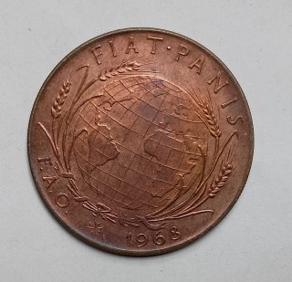 Sovrano Ordine di Malta 2 Tari 1968 Fao SPL