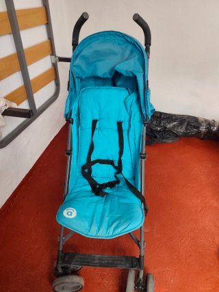 Sillita de paseo tipo paraguas azul