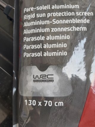 Parasole per auto WRC riflettente in alluminio