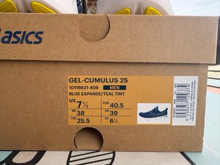 Asics Gel Cumulus 25 Azul/Blanco