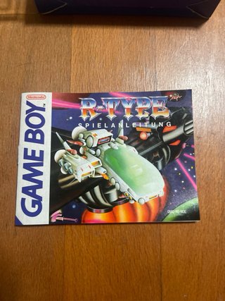 R-Type Nintendo Game Boy SOLO SCATOLA