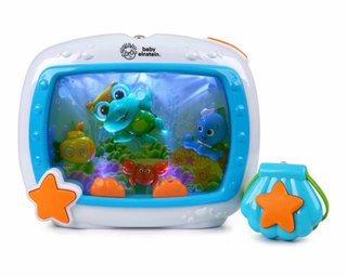 Pantalla monitor bebé pecera Einstein luces