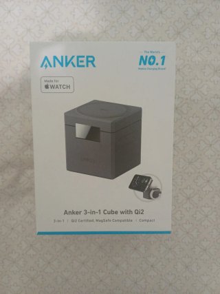 Cargador inalámbrico Anker 3 en 1 Cubo Qi2