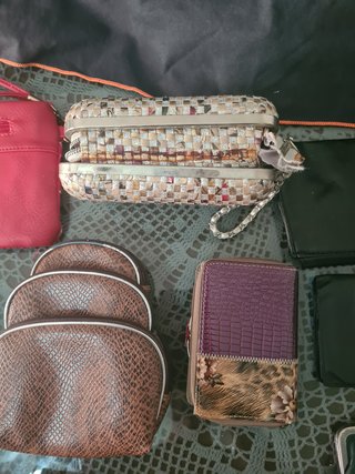 Lote de 15 monederos carteras billeteras, variados