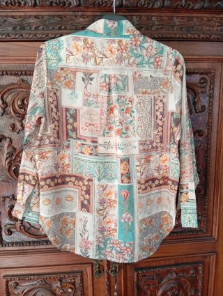 Blusa Estampada Floral Tamanho L