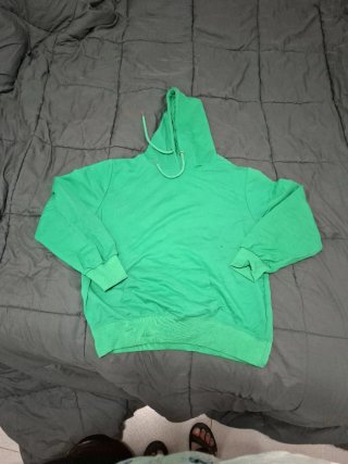 Sudadera verde mujer