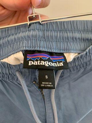 Pantalón corto Patagonia azul claro hombre