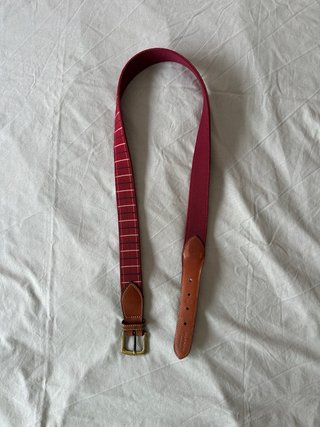Cinturón Pepe Mateu Tela y Piel Talla 95