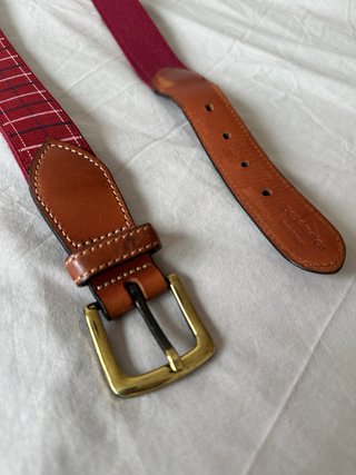 Cinturón Pepe Mateu Tela y Piel Talla 95