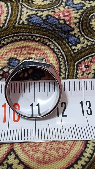Anello unisex bigiotteria argento