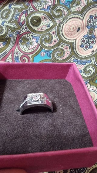 Anello unisex bigiotteria argento