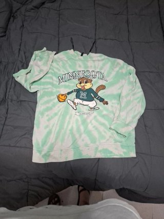 Sudadera Tie Dye Chipmunk Minnesota
