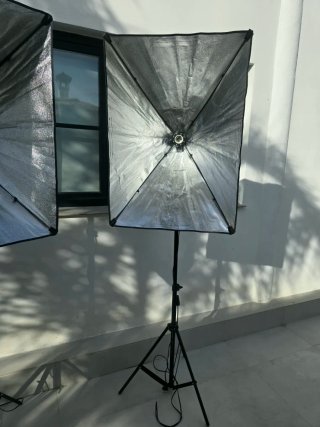 2 Focos Fotografía con Trípodes