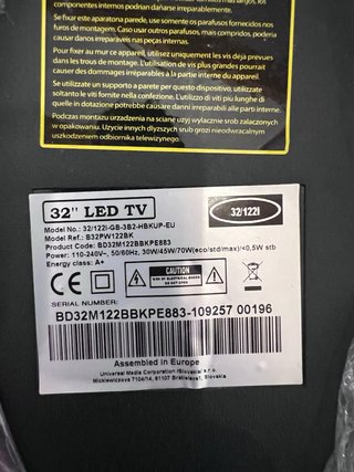 TV Blaupunkt 32 Negra