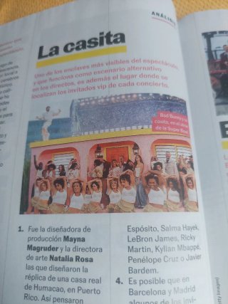 Revista de El Pais: EL MUNDO DE BAD BUNNY