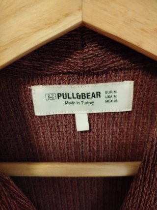 Camiseta Pull&Bear burdeos