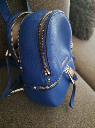 Zainetto Michael Kors vera pelle blu