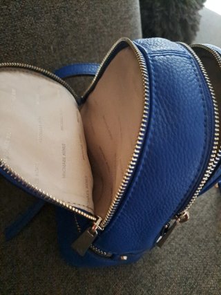 Zainetto Michael Kors vera pelle blu